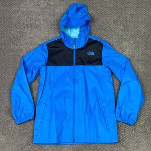 The North Face DryVent Jacket Boys XL Men's Small Blue black Rain Waterproof